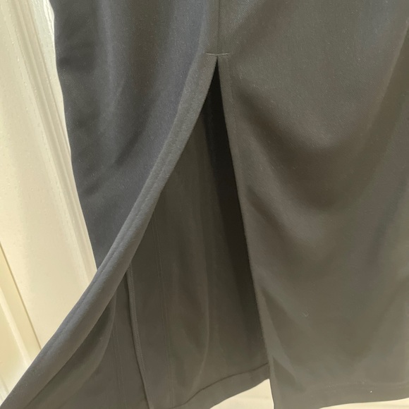 Asics Tiger long black skirt with white letters M - Picture 8 of 9